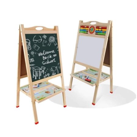 لوح تعليمي 2بـ1 وجهين طباشير و فلوماستر <br> <span class='text-color-warm'>سيتوفر قريباً</span>